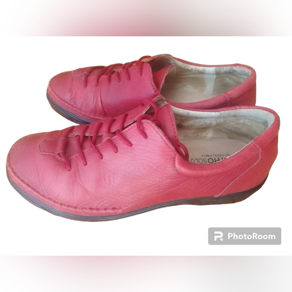 Orthosolutions by Hans Leibniz Womens Red Leather Shoes EU 40 - Picture 2 of 5